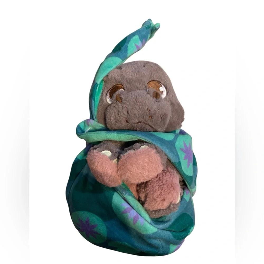 Disney 12" Park Baby Hippo Swaddle Tarzan Lion King Safari Stuffed Plush Toy - Picture 1 of 3